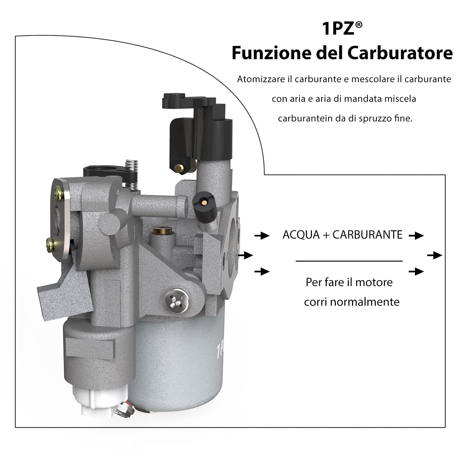 1PZ HC1-E07 Carburatore Carb Sostitutivo per Subaru Robin EX13 EX17 EX17D SP17 SP170 Motore 277-62301-30 277-62302-50