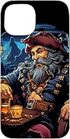Vista 6 de iPhone 16 Pirate Drinking Rum Funny Rum Lover Alcohol Drinker Case