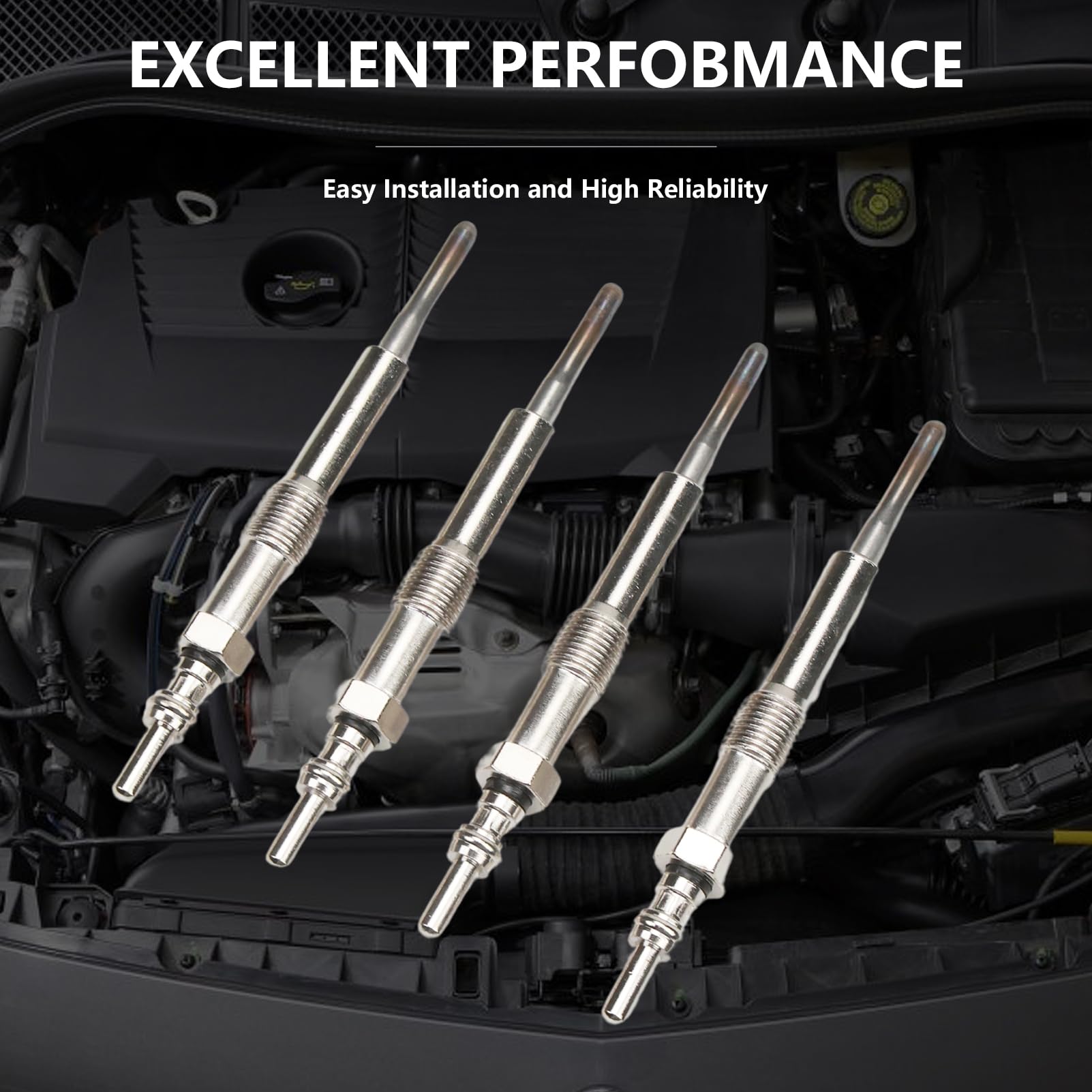 4x Candelette Clio 3/4 Megane 3/4 Scenic CLA A-Class W176 B-Class W246 Dokker NV200 Qashqai Juke 1.5 dci 8200682592 A4151590001 1106500Q0E