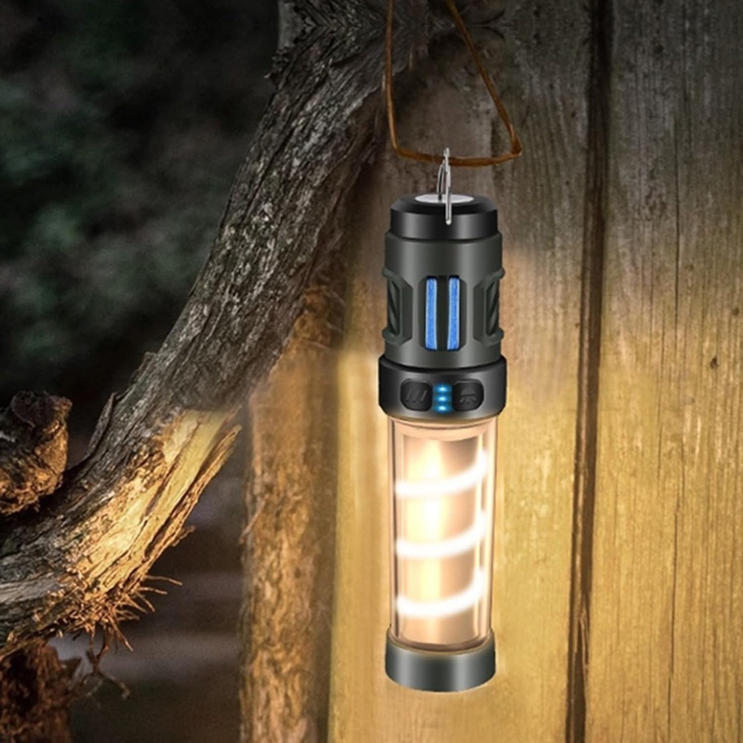 Fay Bless Camping Outdoor Portable Hook Tent Camping Light, Type-c Rechargeable Flashlight, 3000mAh