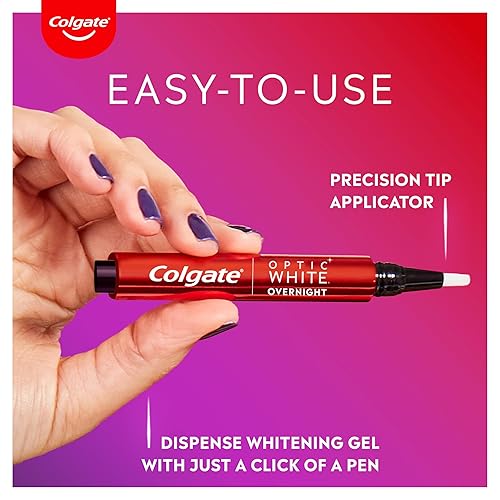 Miniatura 4 de Colgate Lápiz de blanqueamiento dental blanco óptico apto para esmalte y vegano removedor de manchas de dientes para blanquear los dientes
