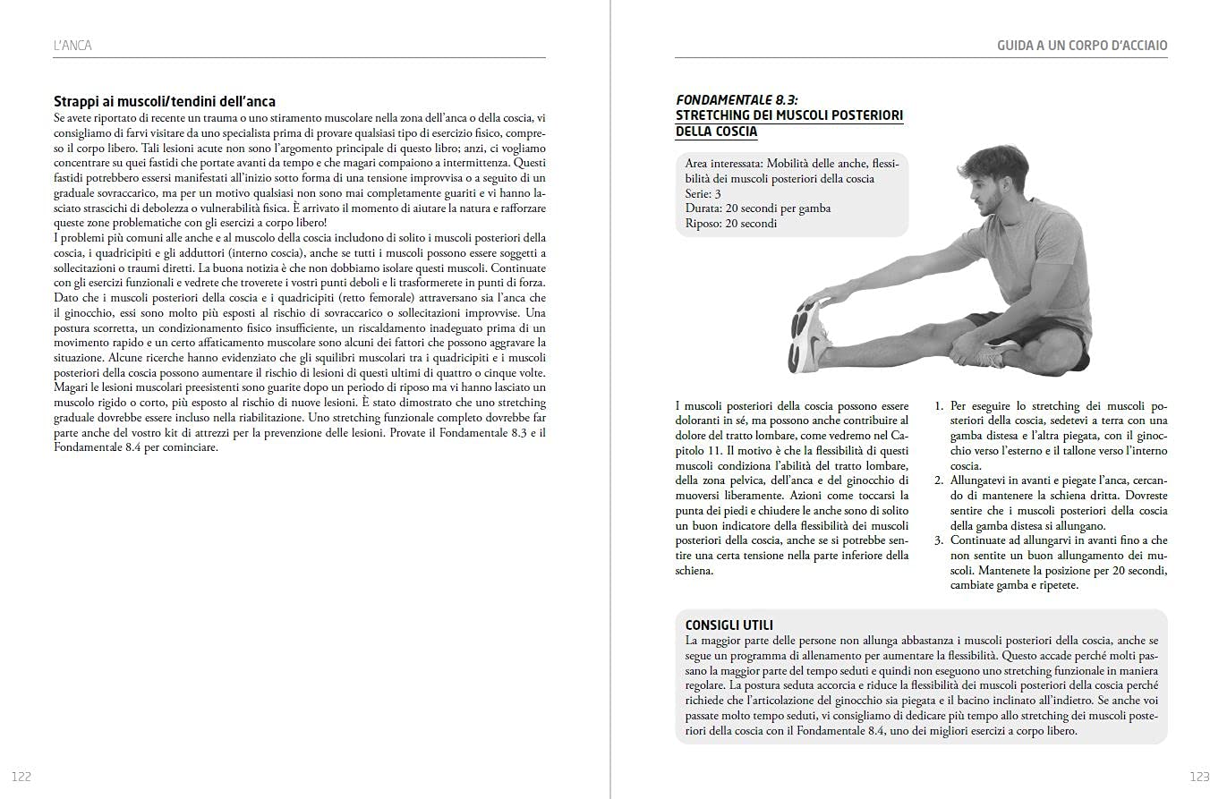 Guida a un corpo d'acciaio. Esercizi a corpo libero per il potenziamento, la prevenzione e il recupero