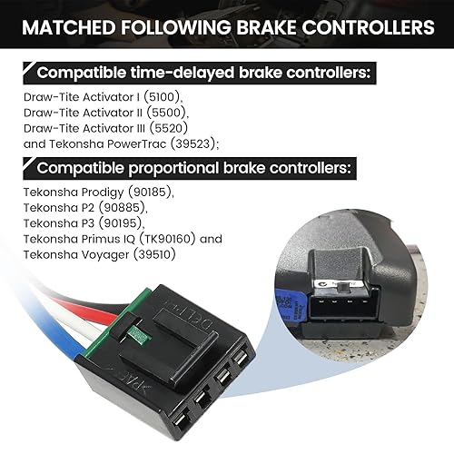 Miniatura 5 de MECMO 3016-P Adaptador de cableado de control de freno para vehículos GM 2014-2022, compatible con GMC Sierra, Yukon, Cadillac Escalade, Chevrolet