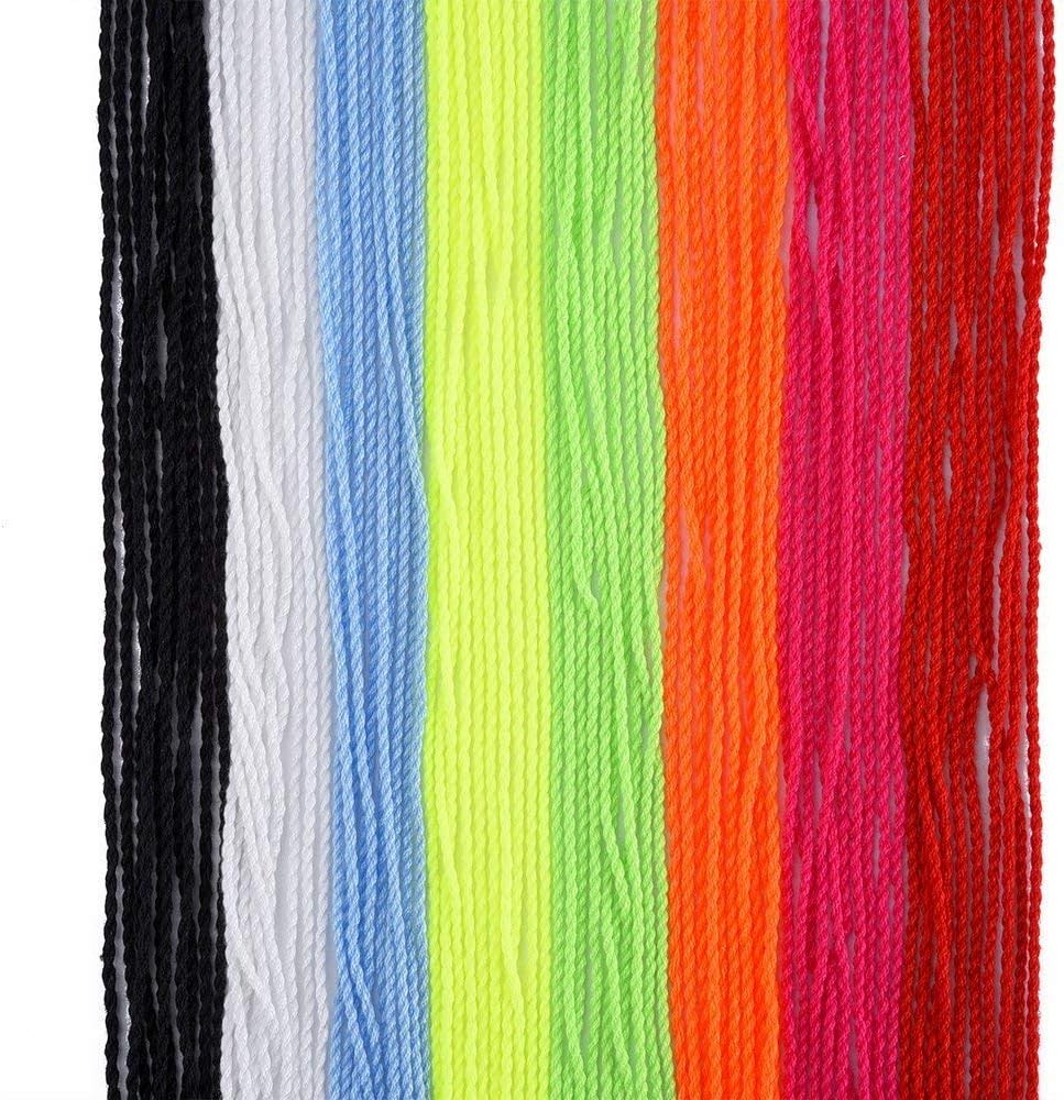 HNYYZL Polyester Yoyo String with 100pcs Professional Yoyos String Replacement for Responsive and Non Responsive Yoyos and 10 Pieces Finger Brace