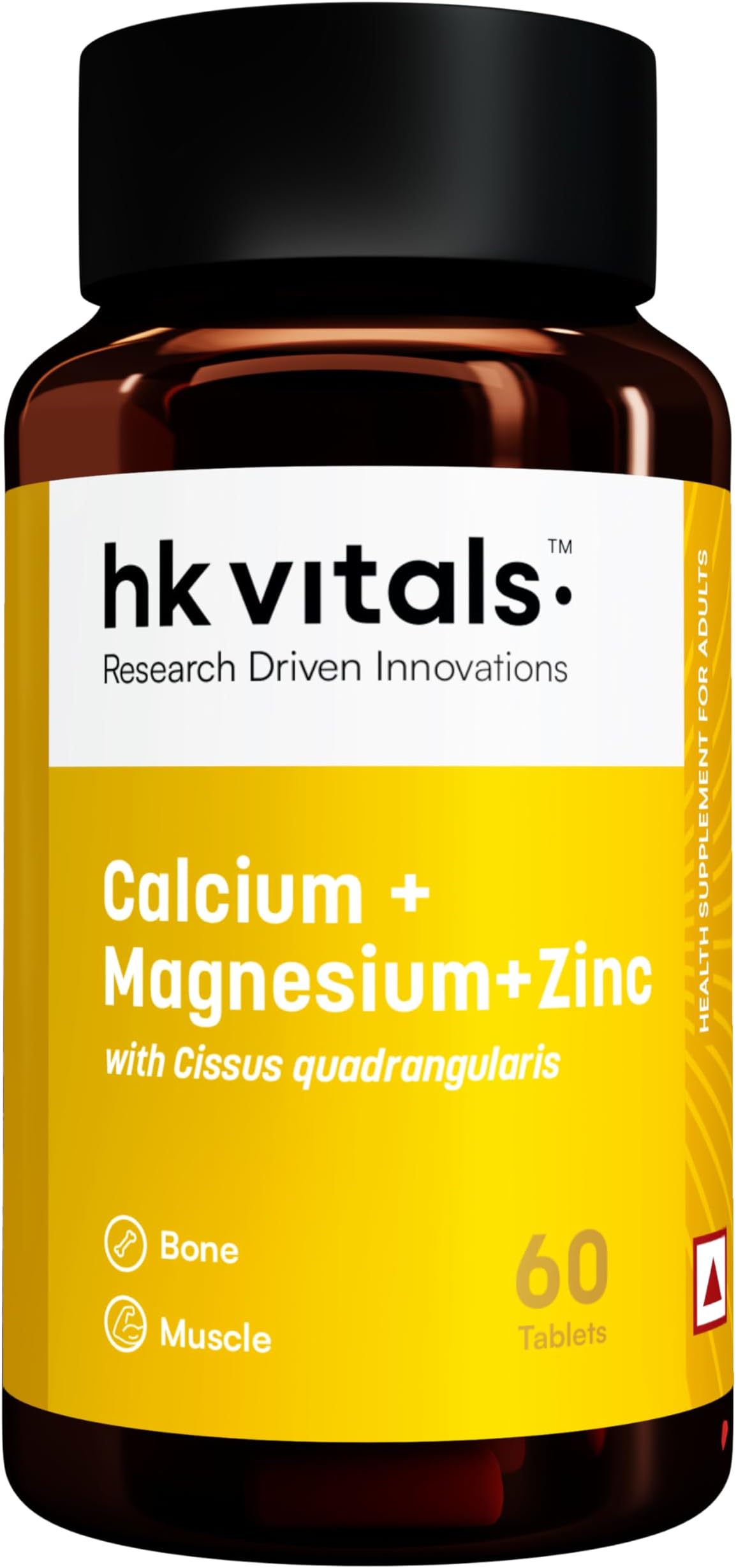 Calcium + Magnesium + Zinc Health Supplement Tablet For Adults