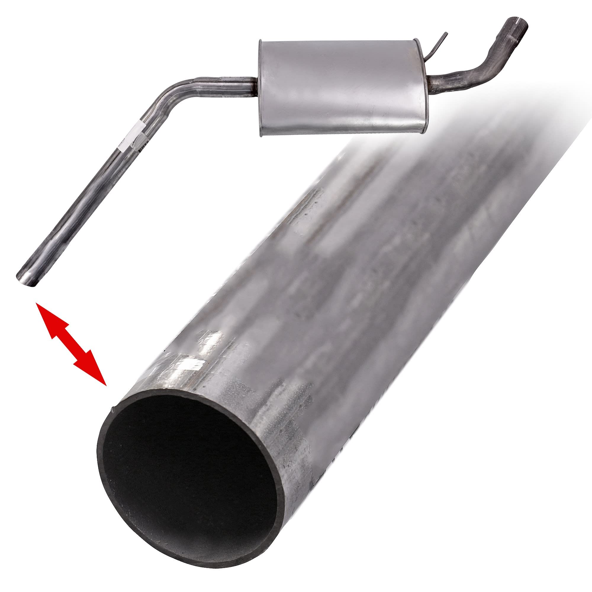 Silenziatore Centrale Per VW Transporter T4 - Compatibile Con Modelli 70E, 70L, 70M, 7DE, 7DL, Marca ATEC Germany - Foto 4