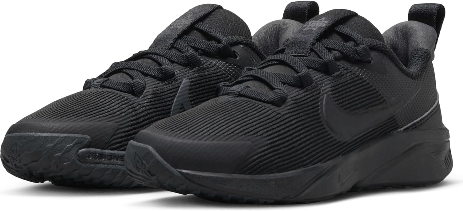 NIKE Star Runner 4 Boys DX7614-002 (Black/Black-Black-Anthracite), Size 1