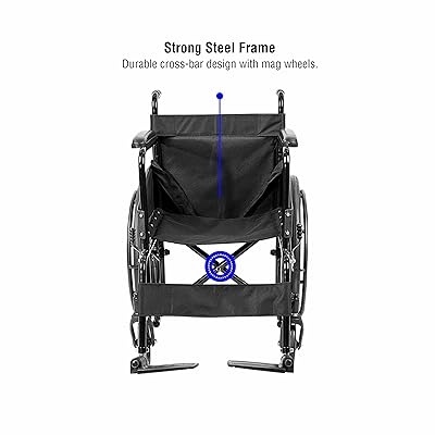 VMS Careline Foldable Wheelchair Lightweight, Bahrain Ubuy