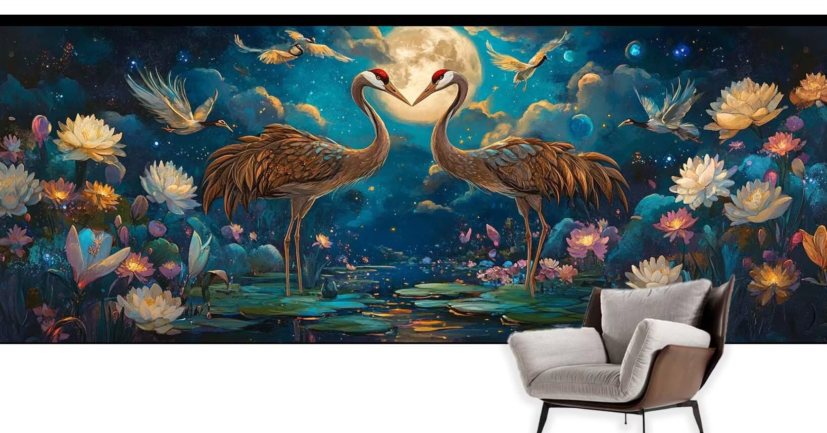 Malen nach Zahlen Erwachsene Groß 80x220cm,Malen nach Zahlen Ausgaben Paint by Numbers Vogel Paint by Numbers Kinder,Handgemalt Ölgemälde mit Pinseln Acrylfarbe,DIY Leinwand Bastelset Geschenke D48