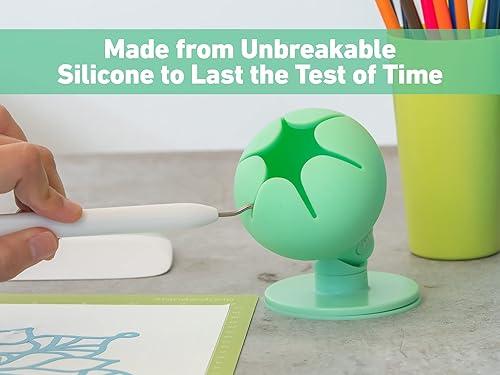 Miniatura 7 de Tweexy Hinge Untippable - Colector de desechos de vinilo para deshierbe  IntelliStick succión antiderrames  Soporte de hojas de papel adhesivo para