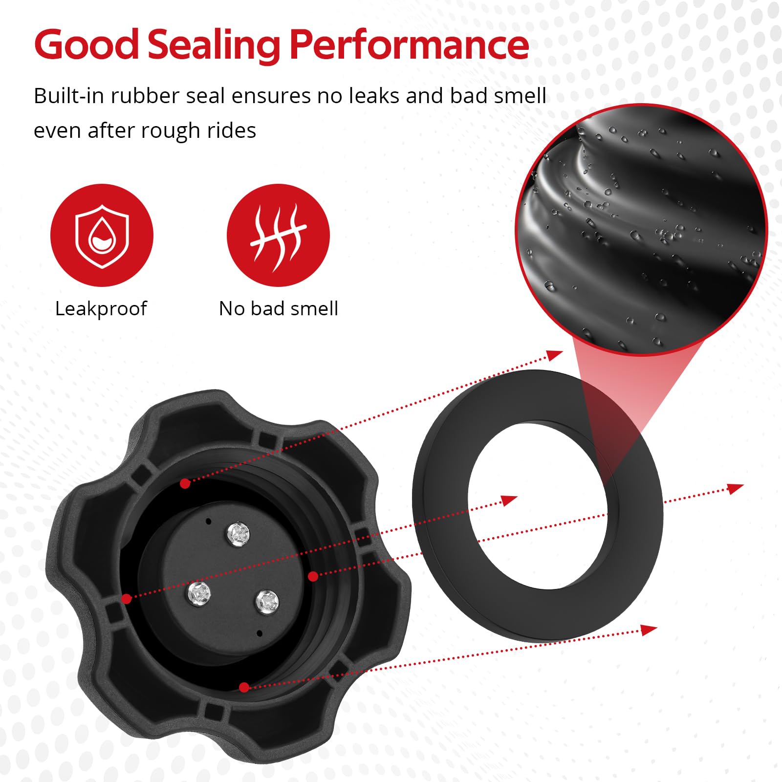 Amazon.com: JAVIK Gas Cap Fuel Tank Cap for Kawasaki KFX50 2007