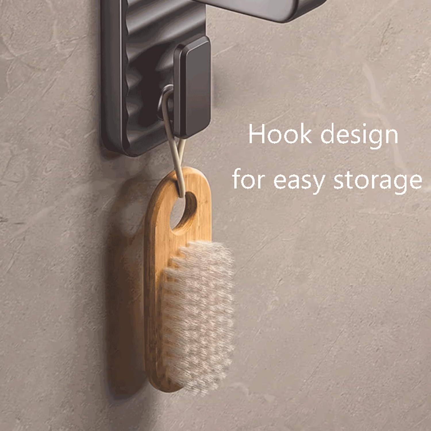 Multipurpose Steel Shoe Rack with Hooks Wall-Mounted Shoe Organiser Space-Saving Shoe Slots Rack Multipurpose Shoe Shelf Storage Space Saving