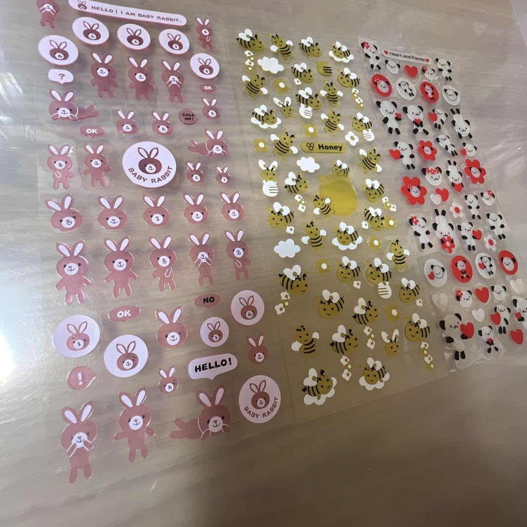 お*水様 ⭐︎もものうさぎ シール ⭐︎平成レトロ⭐︎ お*水様 ⭐︎も