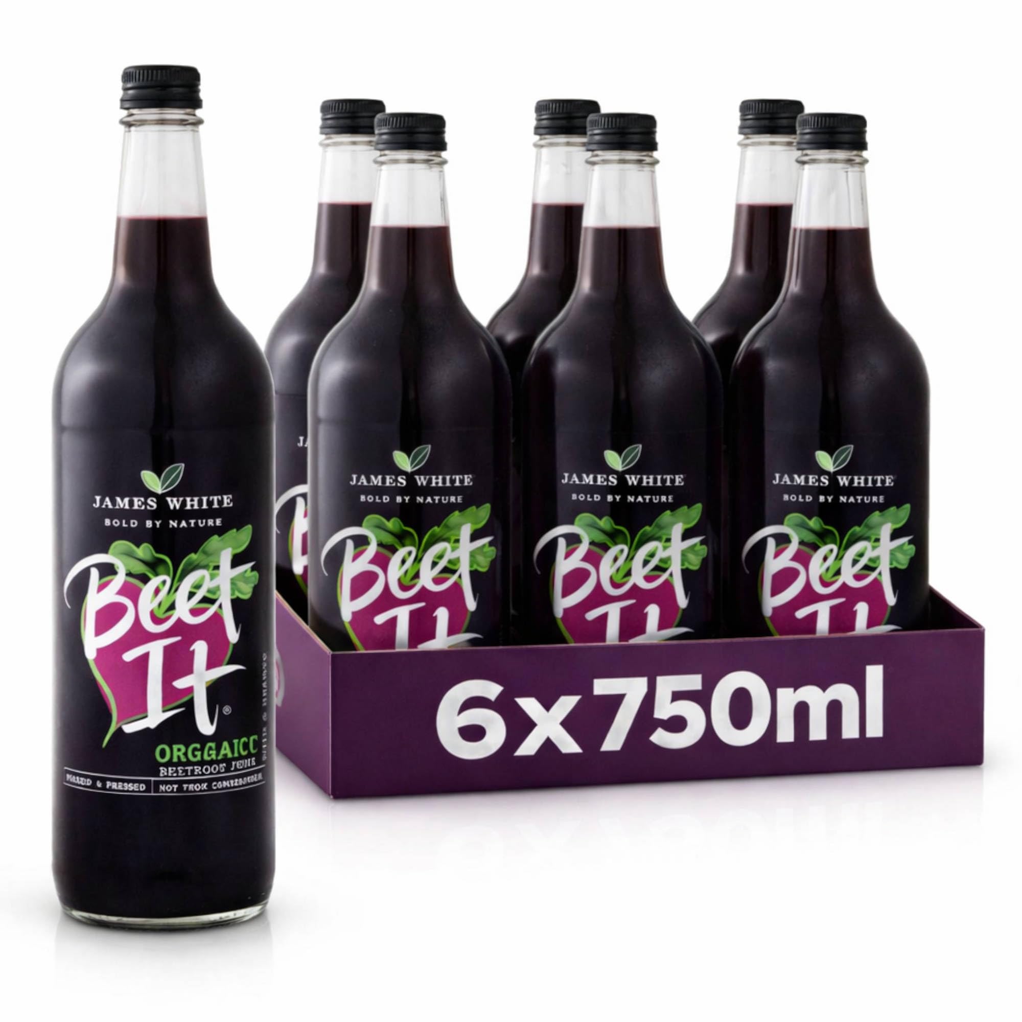 James Drinks James Organic Beetroot Juice - 6X75cl White