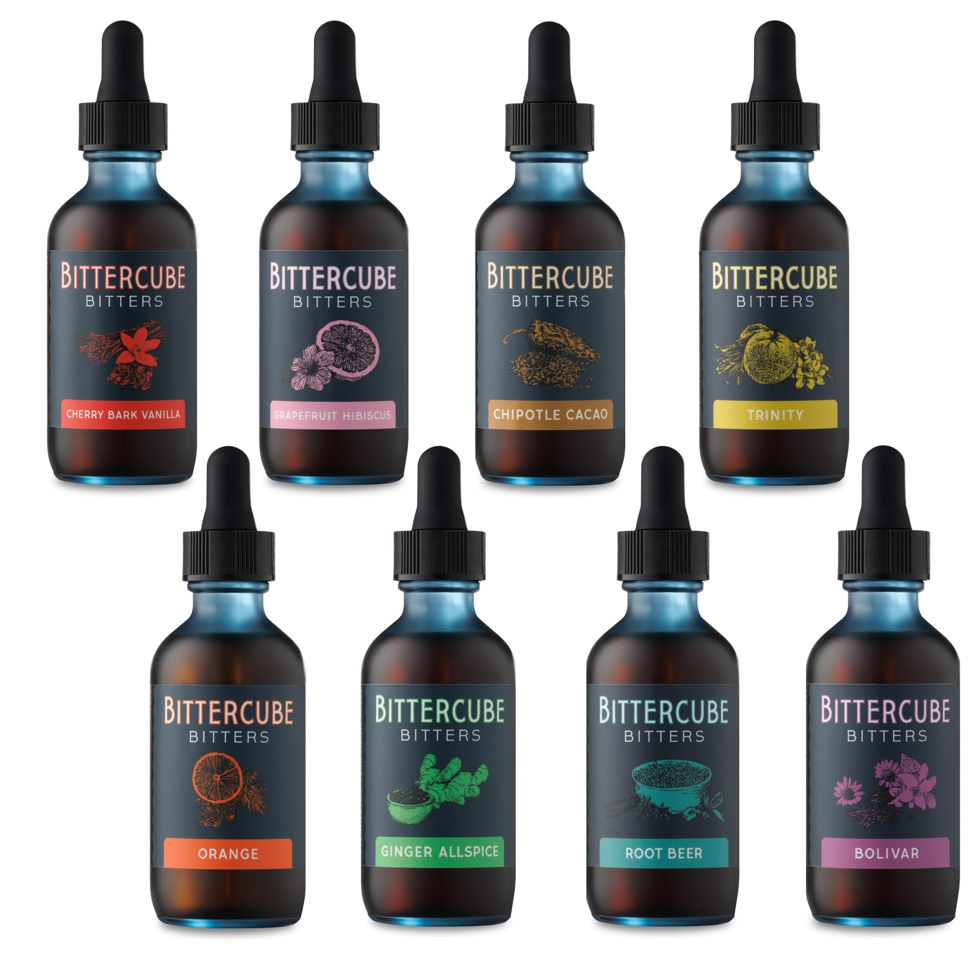 Amazon.com : Bittercube Variety Pack Cocktail Bitters Set | 8