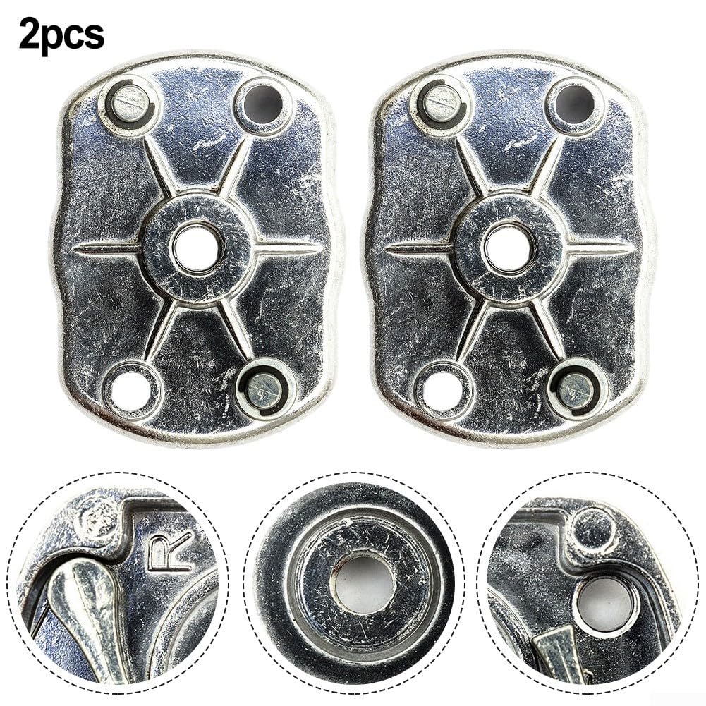 Trinquete de metal plateado con clips de retorno dobles para motores de maquinaria de jardín