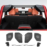 Vista 1 de Mabett Cápsulas de altavoces traseros compatibles con Ford Bronco de 4 puertas 2025 2024 2023 2022 2021, cápsulas mejoradas de 6.5 pulgadas