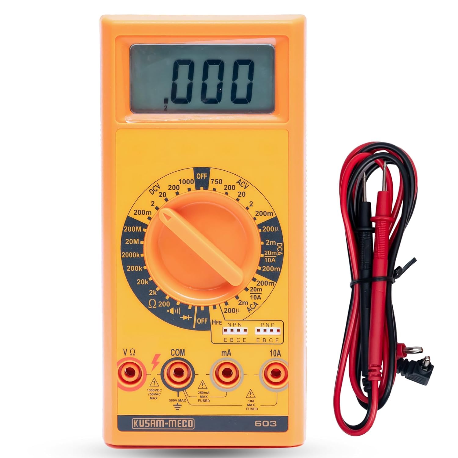 Kusam-Meco 3½ DIGIT 1999 COUNTS DIGITAL MULTIMETER (8 FUNCTIONS 30 RANGES)-picture-12