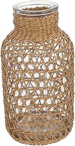 Support De Vase Sculpté En Bois - Base Artisanale Vintage 32x16.5x7.3 Cm - Pour Objets D'art Et Décoration Salon