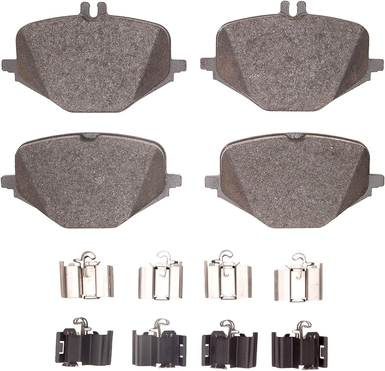 Dynamic Friction Company 5000 Advanced Brake Pads - Low Metallic and Hardware Kit