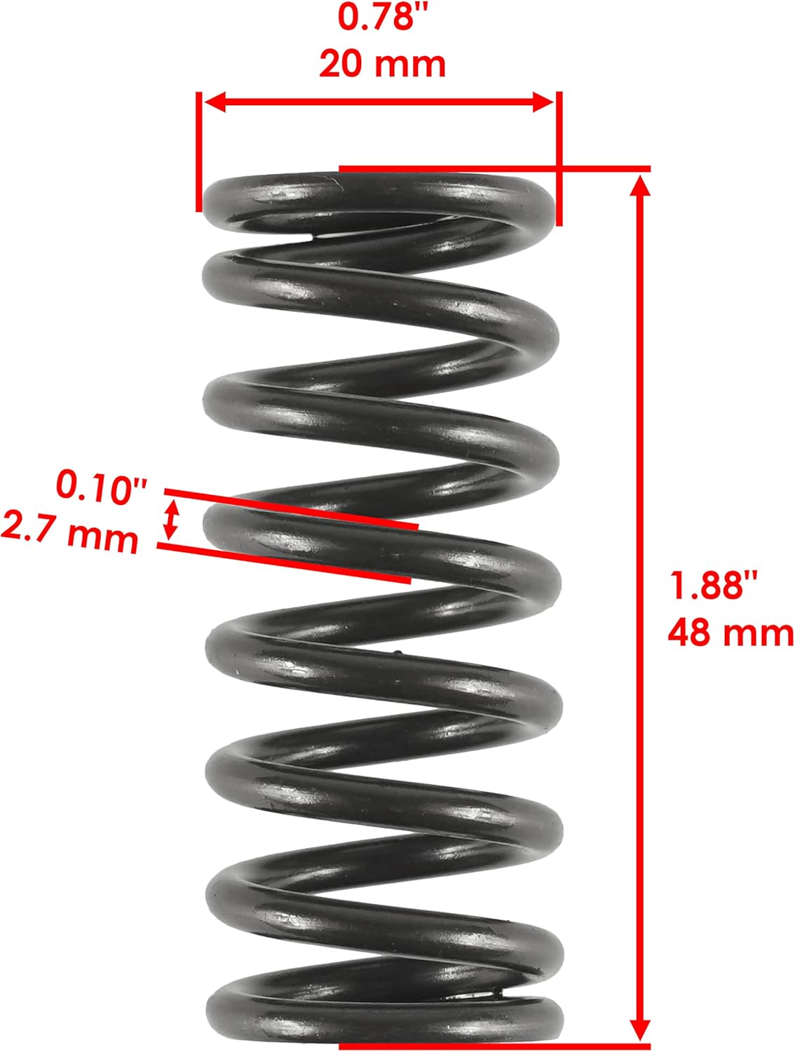 Caltric Clutch Spring Compression Compatible with Yamaha R1 YZFR1S 2016 2017 2018 / MT10 2018 2019 2020 YZFR1 60th Anniversary 2016 / FZ10 2017