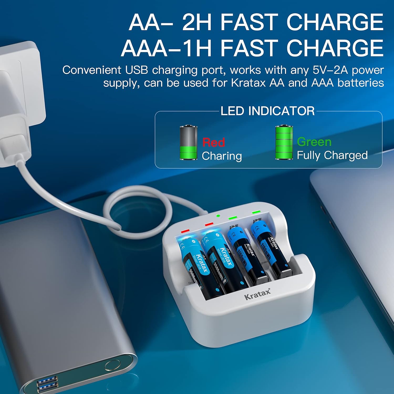 Kratax Fast Charger in Use