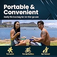 Vista 2 de Hot Bento PLUS Self Heating Lunchbox Fast Heating Food Warmer, Battery & AC Powered, Easy to Clean Portable Anywhere From The Office To The Open