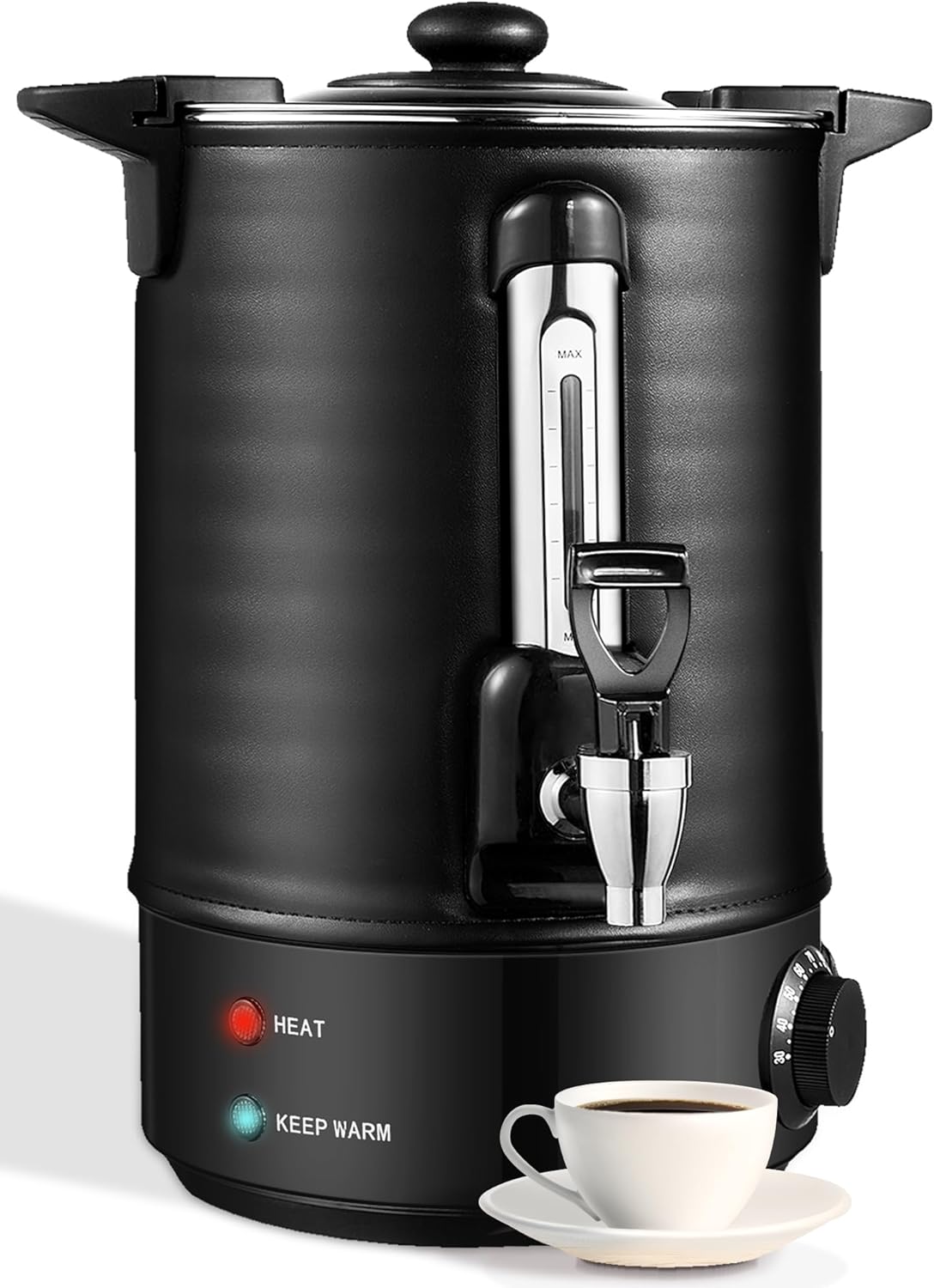 Tsukiko 50 Cup Commercial Coffee Urn, Stainless Steel