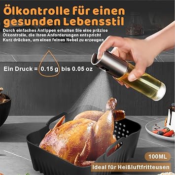 Airfryer Zubehör für Ninja Double Stack XL 9.5L Air Fryer SL400EU SL400EUCP Heißluftfritteuse Zubehör für Ninja Double Stack XL 9.5L SL400EU SL400EUCP AF400EU Philips 4000 Series 2 Kammern 8.5L-10L