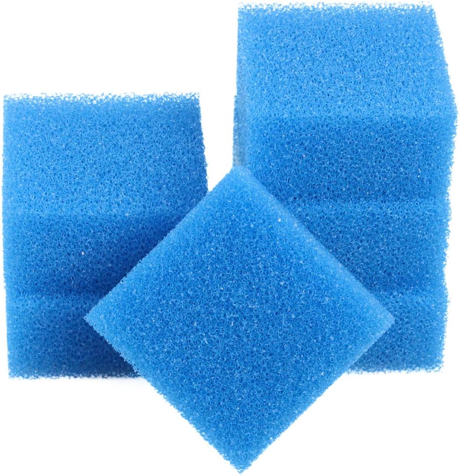 INGVIEE Pack of 6 Compatible Fine Aquarium Filter Sponge for Juwel Compact/Bioflow 3.0 / M