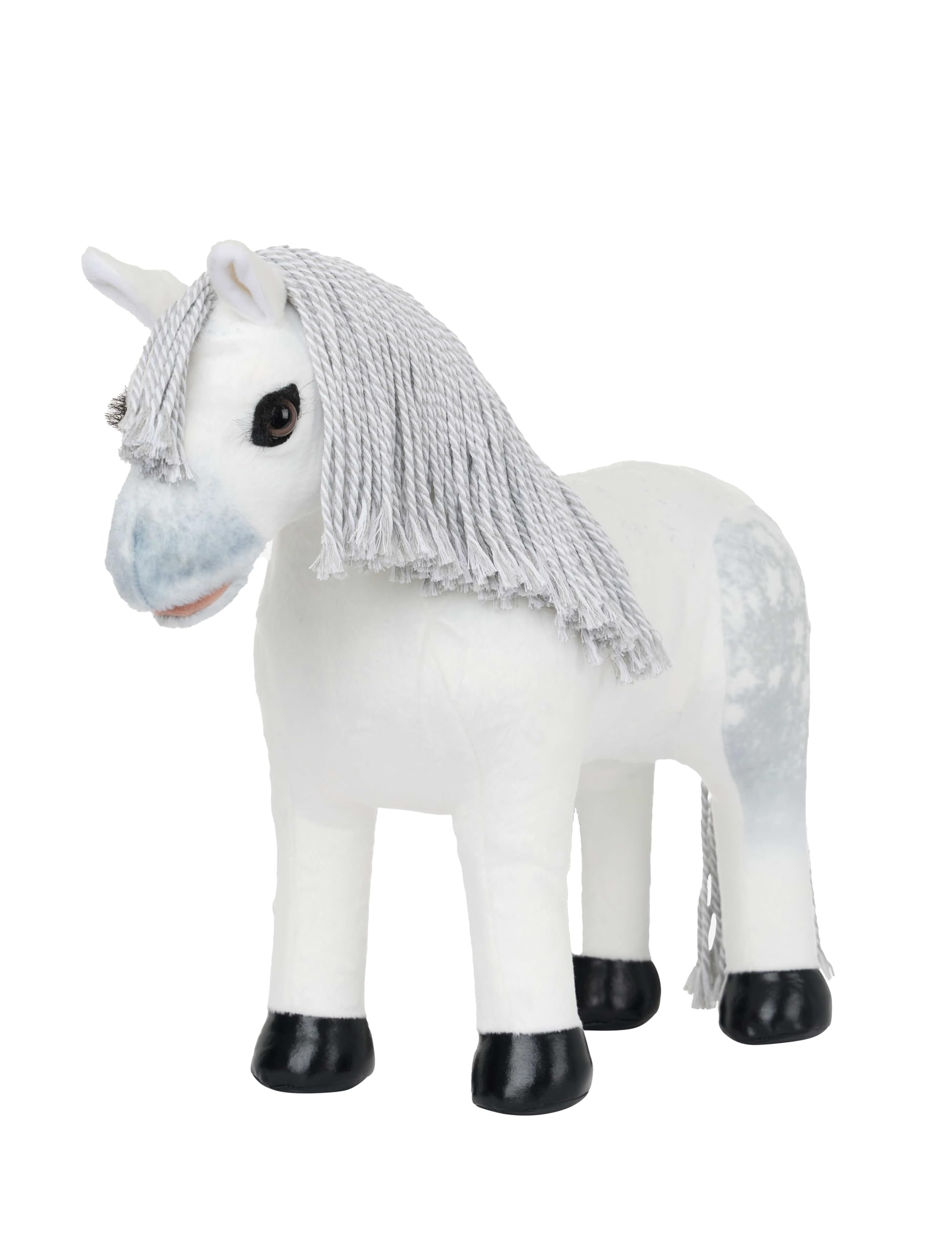 LeMieux Toy Pony Coco - Grey Show Pony - Includes Navy Branded Carry Rug - Suitable For Ages 3+