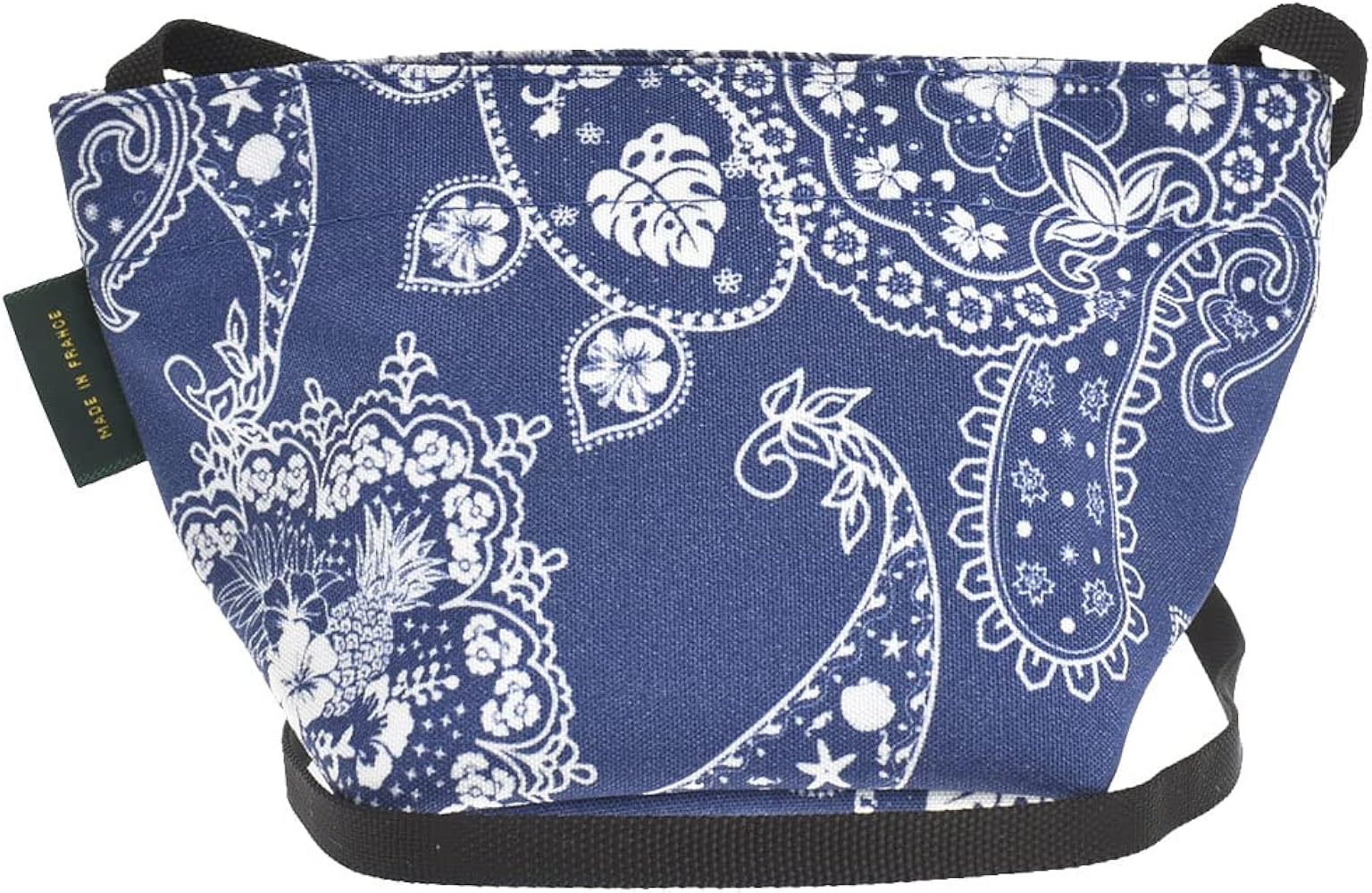 新品 エルベ シャプリエ 舟型ショルダーバッグ ミニ バンダナブルー