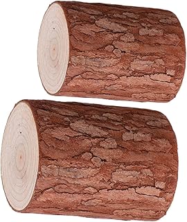 LRXIYODE 2piezas Adornos De Pila De Madera Tocón De Maqueta Minidecoración Realista Juguete De Maqueta Para Decoración De Madera De Abeta Tocón De Para Escena