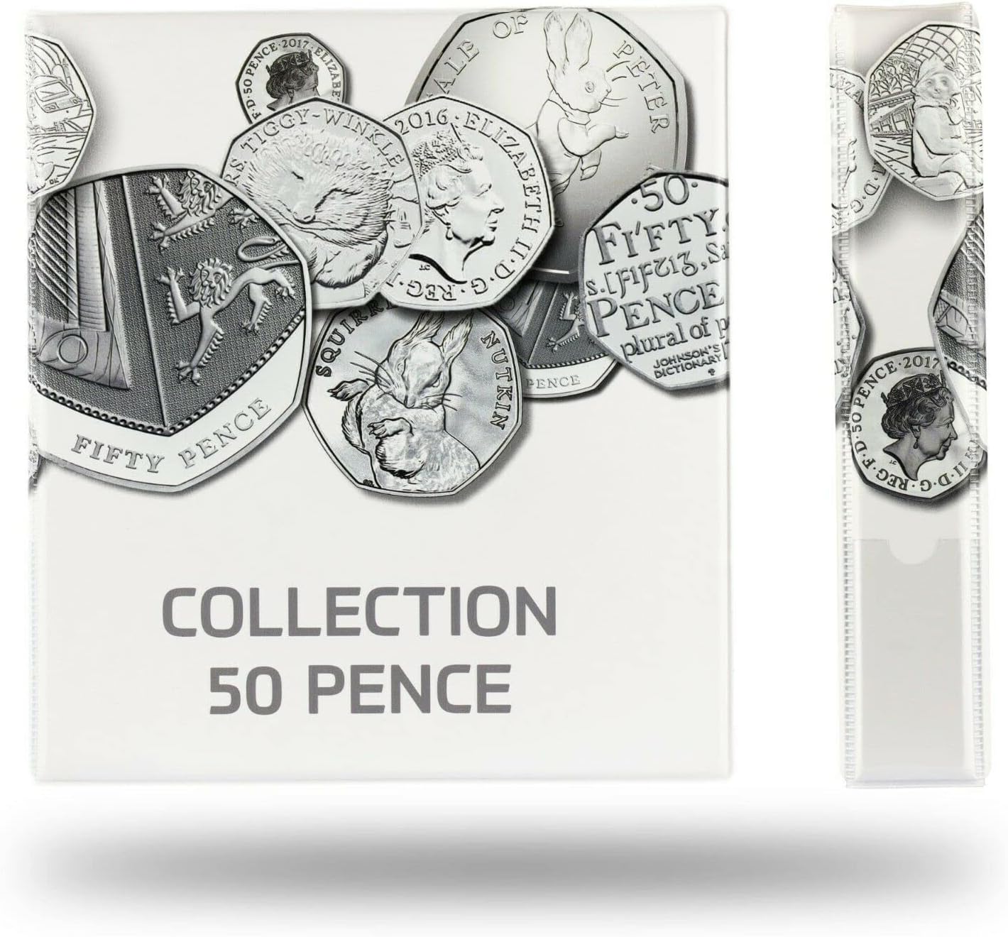 Collector Coin Album for 200 MEDIUM sizes coins 50p 50 pence £1 £2 €1 €