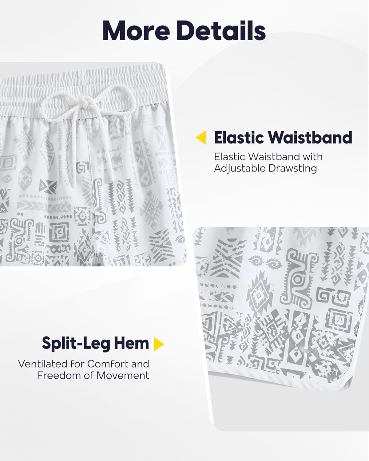 maamgic Workout Running Shorts for Men Retro 5 Inch Gym Shorts with Liner Quick Dry 2 in 1 Athletic Shorts - Image 4