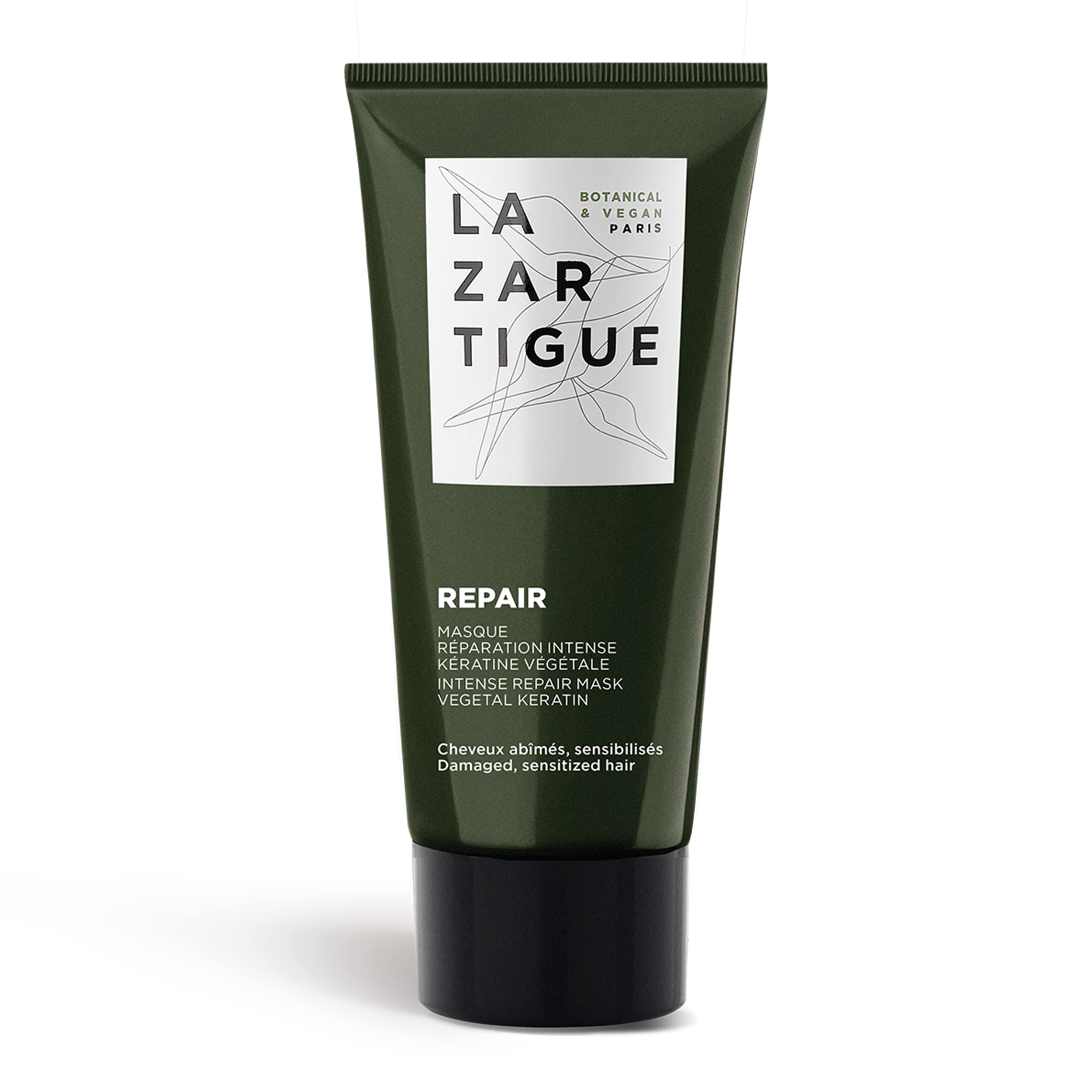 LazartigueRepair Mask | Keratin Treatment for Damaged Hair | Restructures Hair Fiber & Reduce Split Ends | Vegan, Sulfate & Silicone Free