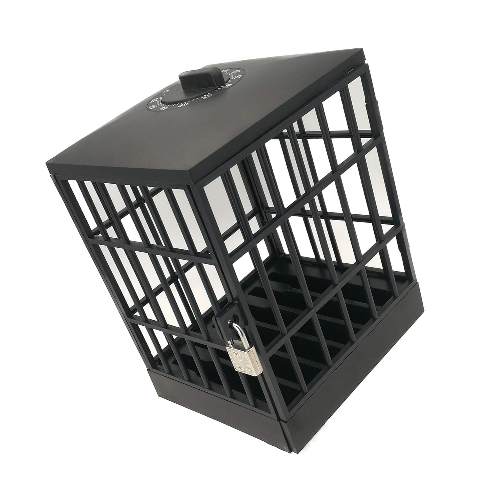 FAMKIT Soporte para teléfono móvil, cárcel con temporizador de 60 minutos, para casa, oficina, aula, fiesta