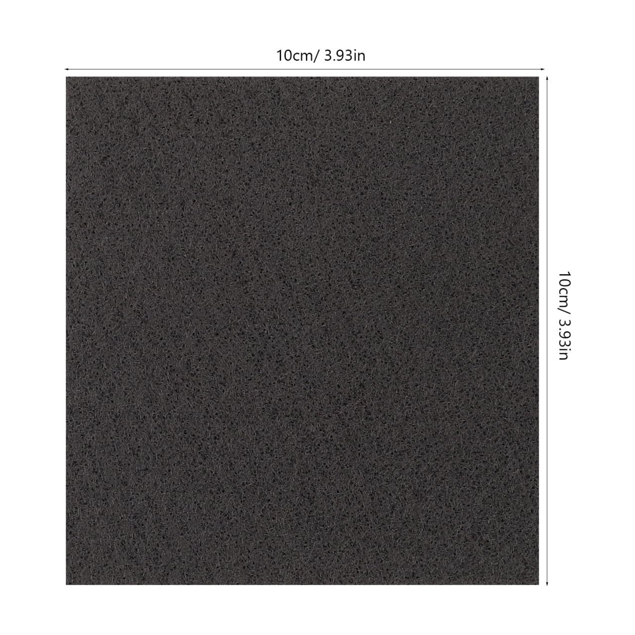 ifundom Graphite Carbon Felt Insulation Blanket 4X4 Inch Fireproof Thermal Pad for Vacuum Furnace Heat Resistance Laboratory & Industrial Use - Image 2