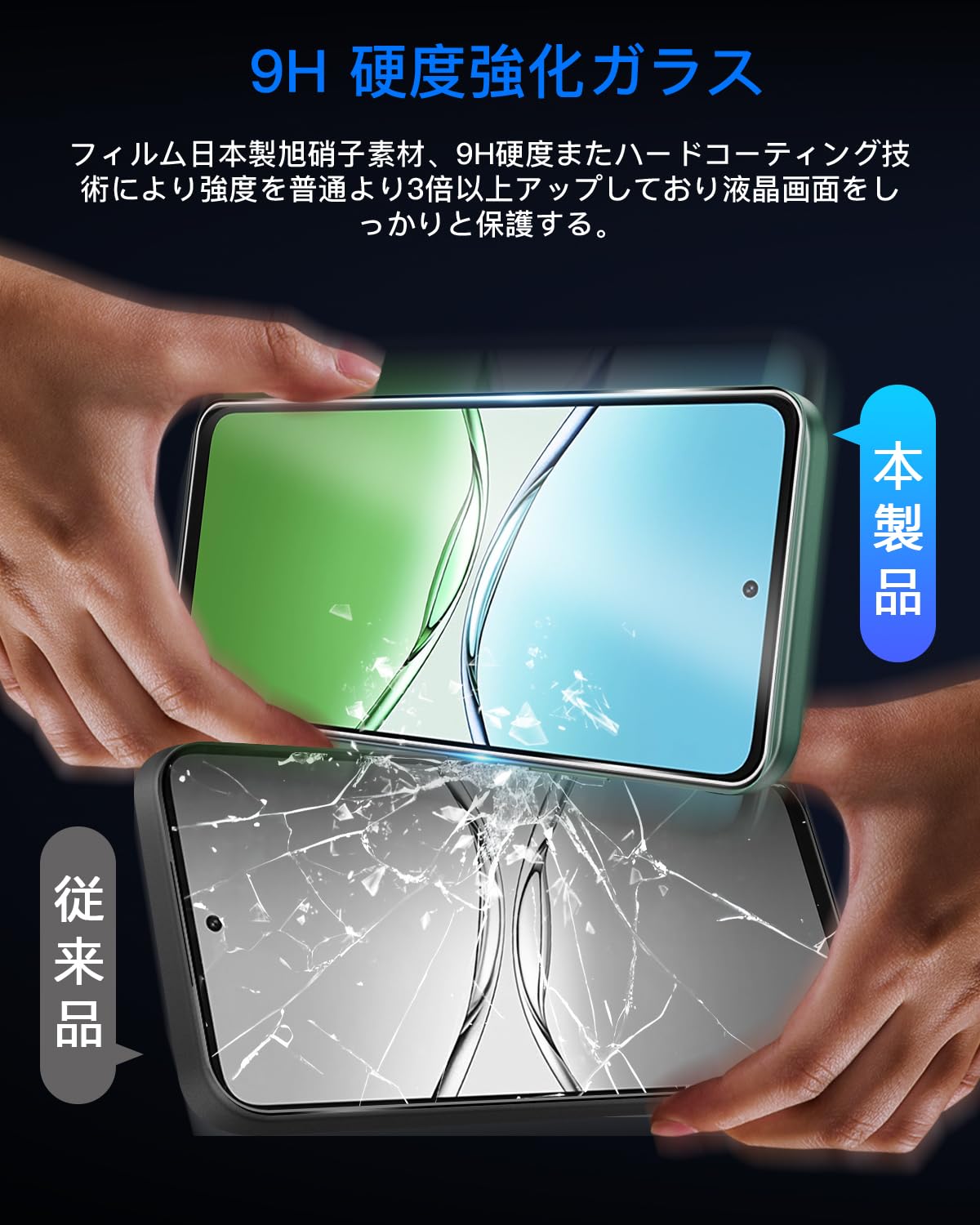 Amazon | 対応 OPPO A5 5G ガラスフィルム 2枚 + レンズ保護フィルム 2
