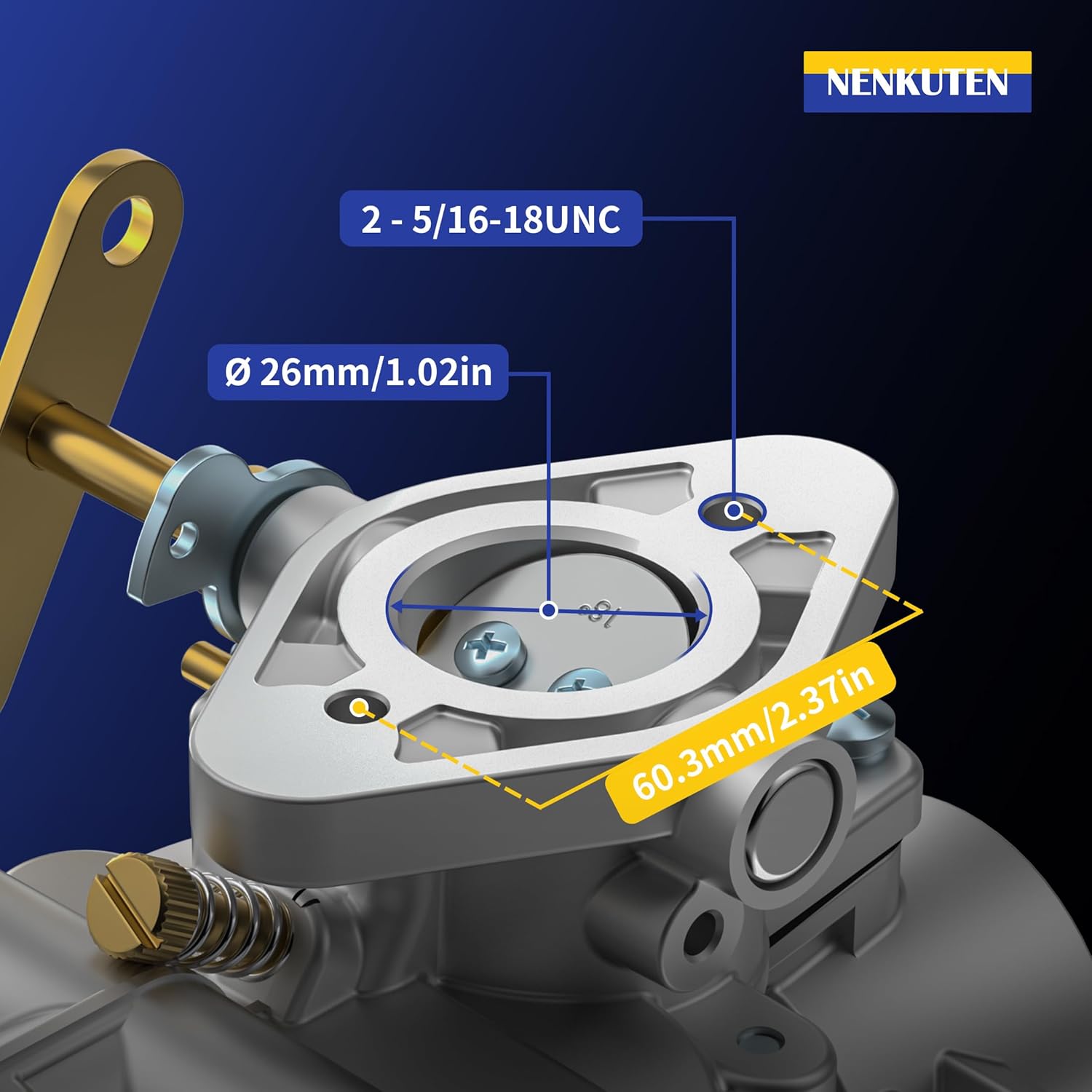 Carburetor for Zenith for Lincoln Welder Sa-200 Sa-250 F162 F163 Continental engines Gas Powered Carb Replace 13713 13713B