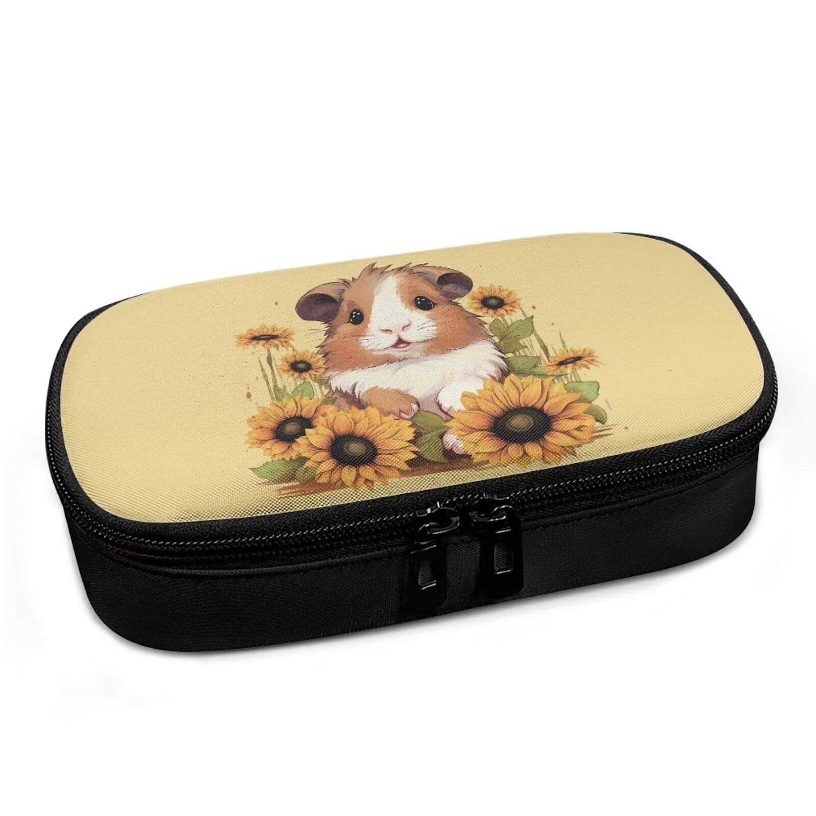 NRBEAWD Guinea Pig Sunflower Insulin Pens Holder for Travel Women's Daily Using Medical Bag Portable Insulin Travel Case for Short Trip