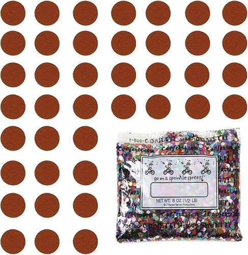 Miniatura 8 de Círculo de confeti 14" Borgoña - Paquete al por menor #8622 QS0