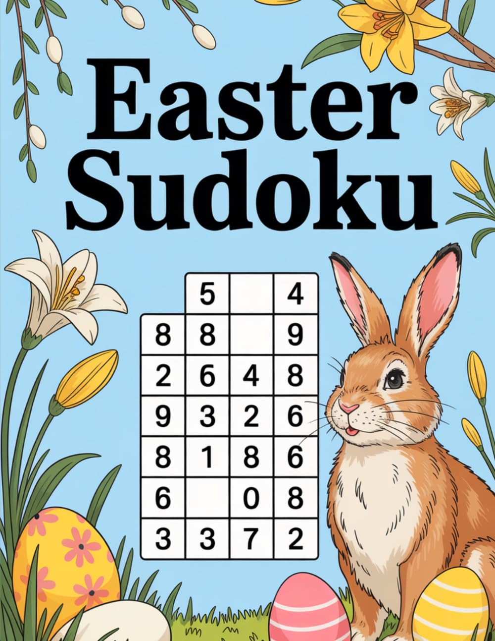 Easter Sudoku: Fun Puzzles for Spring: Challenging Immersive Puzzle Workbook for Adults