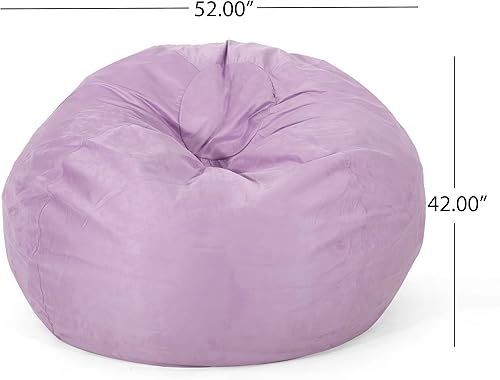 Miniatura 29 de Puff de microfibra de ante, Marrón French Roast,Rojo chino (Chinese Red),Tuscany,Carbón vegetal,Beige,Lavanda,rosado rosa (Rose Petal Pink)