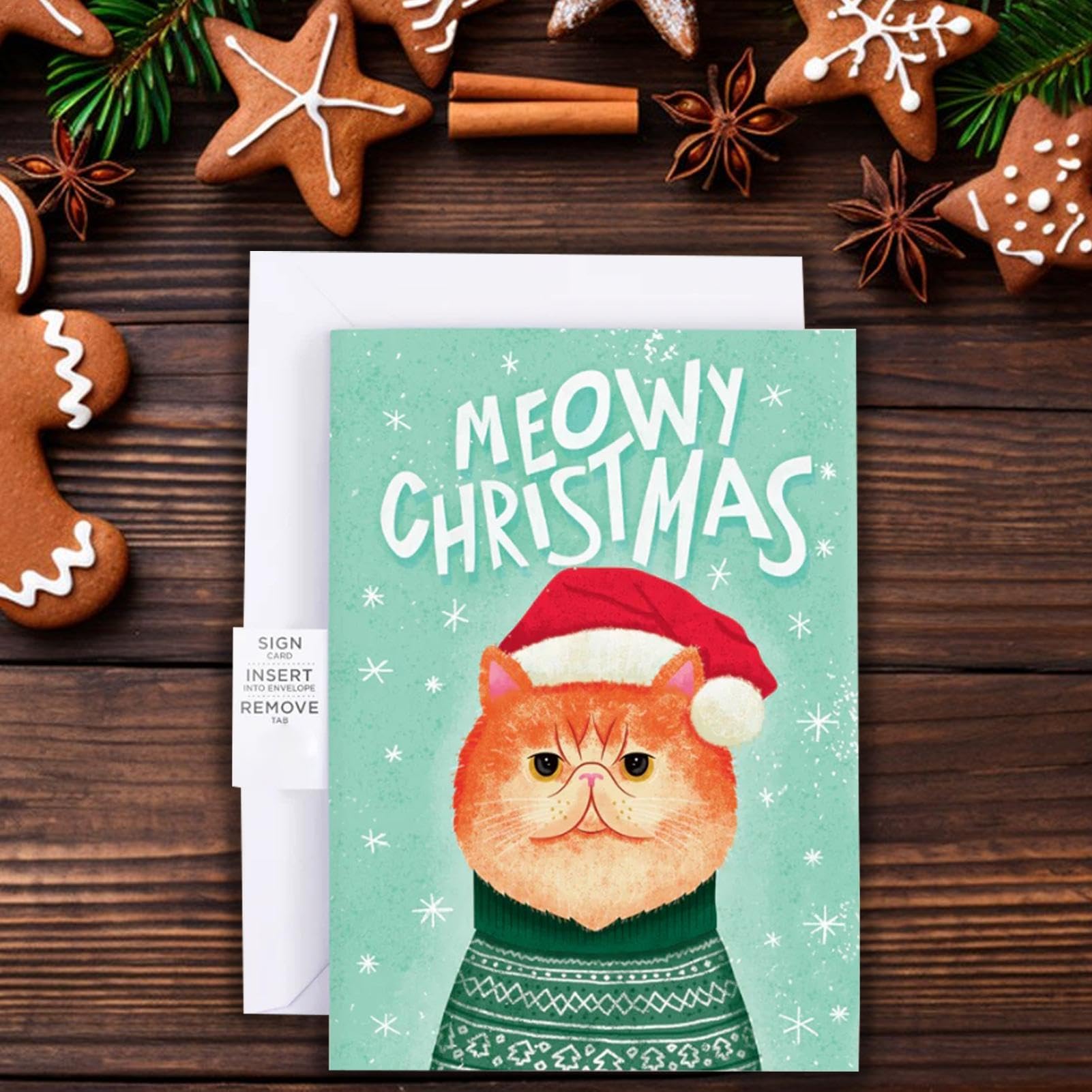 Amazon.co.jp: Endless Meowy クリスマスカード グリッター付き - 音楽