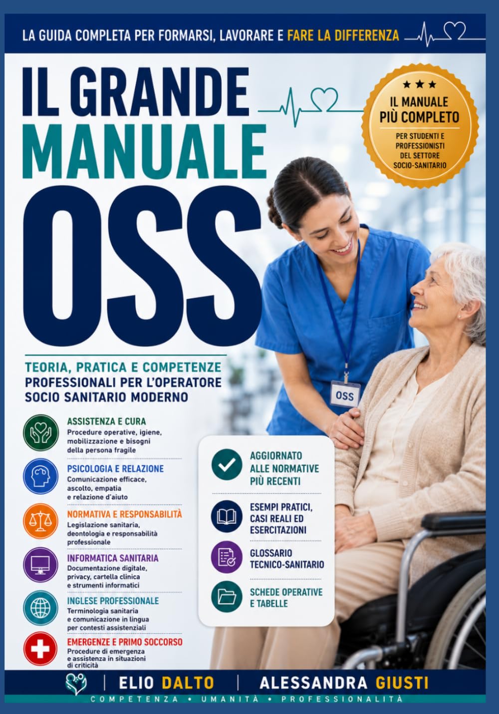 Il Grande Manuale OSS: Guida completa teorica e pratica per formazione, tirocinio, lavoro e assistenza socio-sanitaria