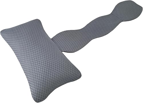 Miniatura 8 de REEZEIVI Almohada para reposacabezas de bañera de hidromasaje, almohadas de malla de aire 3D para exteriores, almohada de spa para bañera de