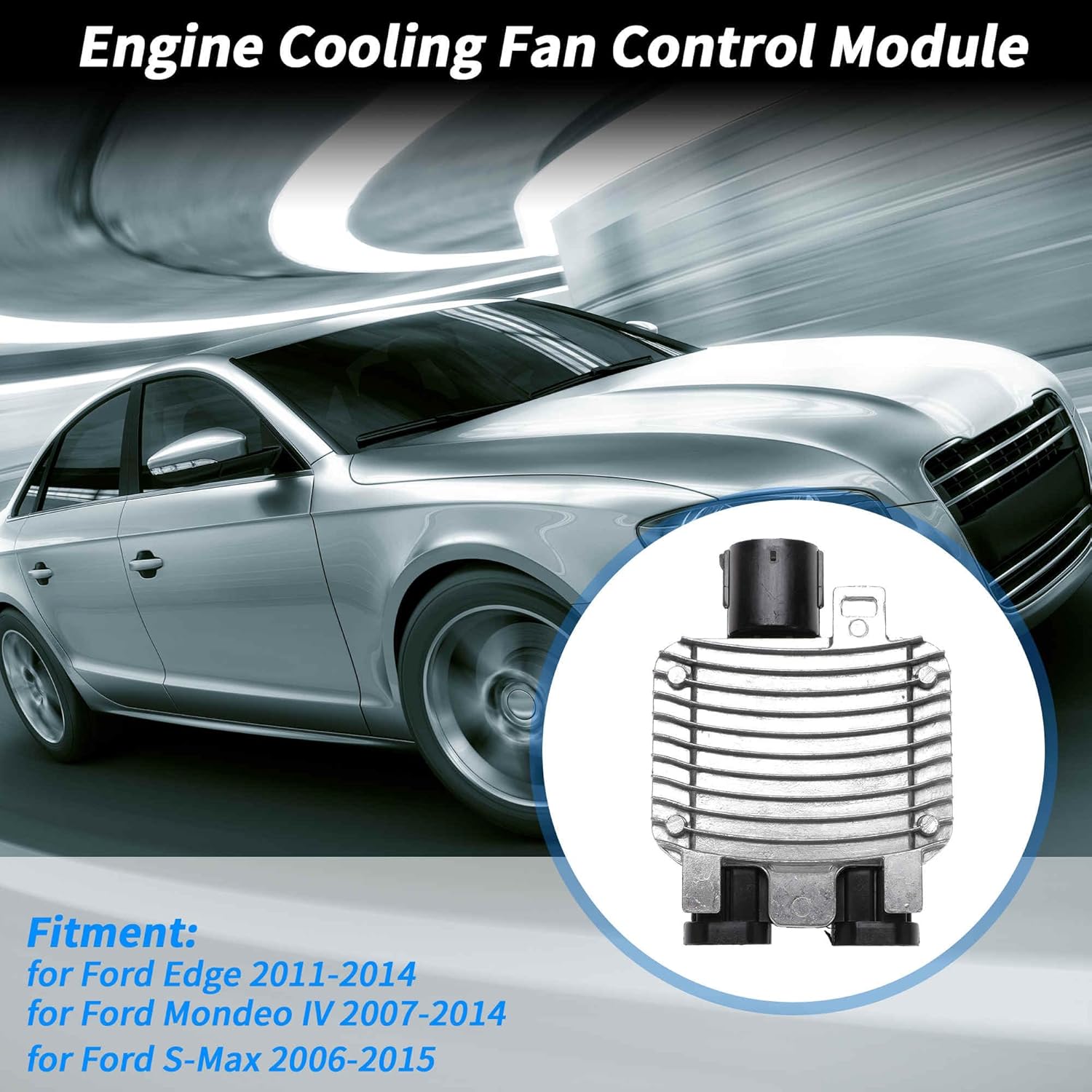 No.940009402 Engine Cooling Fan Control Module Controller Resistor for Ford Edge 2011-2014 for Ford Mondeo IV 2007-2014 1 Pc