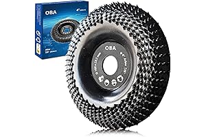 OBA 4 Inch Carving Disc, Shaping Woodworking Wheel for Angle Grinders