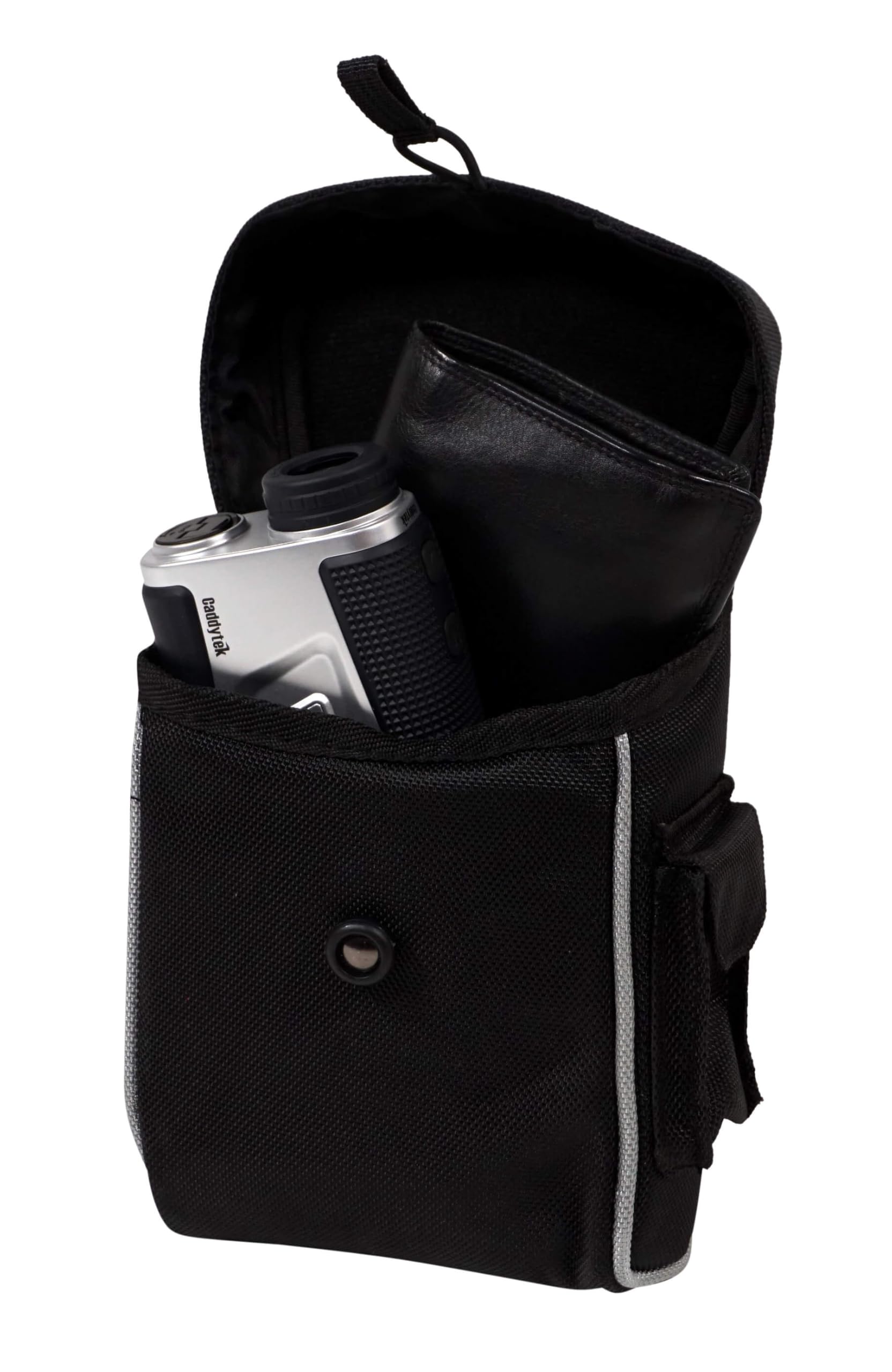 tour made Accessoiretasche I für elektrische Golftrolleys & Push Golftrolleys I Optimal für Wertsachen, Entfernungsmesser/Rangefinder/Golf Laser